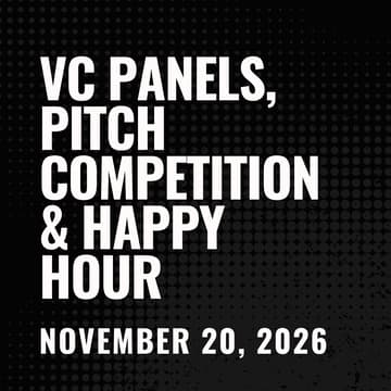 Cover Image for Tech Weekend | VC Panels, Pitch Competition & Happy Hour