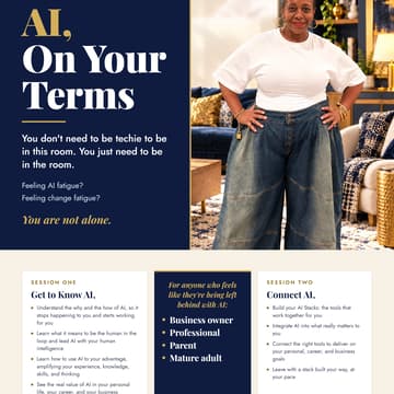 Cover Image for AI, On Your Terms (Session 1)