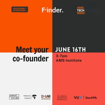 Cover Image for Finder: Meet your Co-founder - Startup Career Event Amsterdam