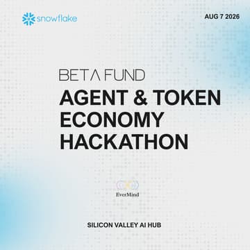Cover Image for Snowflake X Beta Fund Agent & Token Economy Hackathon