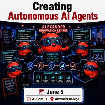 Cover Image for 🚀🧠🔁 Creating Autonomous AI Agents (Part 3) 🤖⚙️🦾 (Community Q&A)