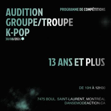 Cover Image for Audition Groupe K-Pop | K-Steez