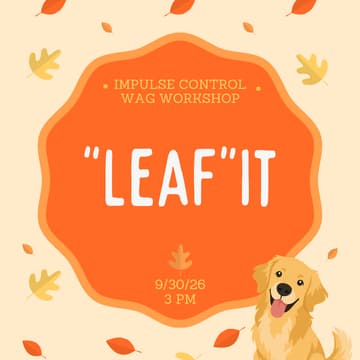 Cover Image for Matti's Wag Workshop: Impulse Control