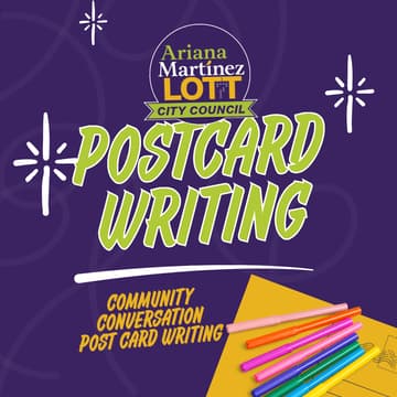 Cover Image for 9/30 Meet & Greet // Postcard Writing // Escribir Tarjetas Postales