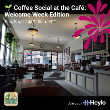 Cover Image for 🌱 Coffee Social at the Café: Welcome Week Edition