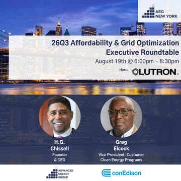 Cover Image for 26Q3 New York Executive Roundtable: Affordability & Grid Optimization