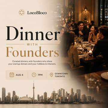 Cover Image for Dinner with Toronto Founders