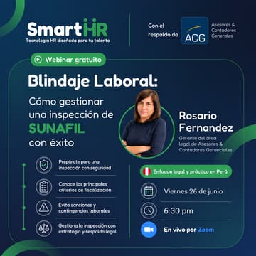 Cover Image for Blindaje Laboral: Cómo gestionar una inspección de SUNAFIL con éxtio