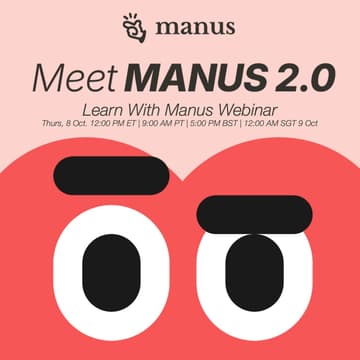 Cover Image for Meet Manus 2.0: Learn With Manus Is Back | Explore Manus 2.0 session 2