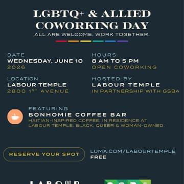 Cover Image for LGBTQ+ & ALLIED COWORKING DAY -- FREE