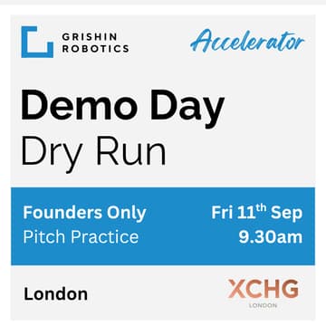 Cover Image for Grishin Robotics Accelerator: Pitch Practice (Founders Only)