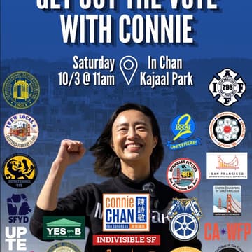 Cover Image for CONNIE CHAN GOTV RALLY AND MOBILIZATION