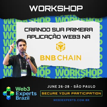Cover Image for Workshop: Criando sua Primeira Aplicação Web3 na BNB Chain
