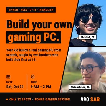 Cover Image for Build Camp Riyadh: Kids Build A Gaming PC