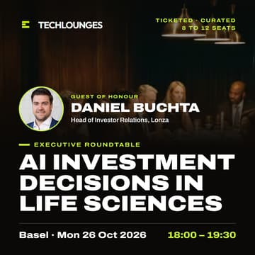 Cover Image for AI Investment Decisions in Life Sciences with Daniel Buchta, Head of Investor Relations, Lonza