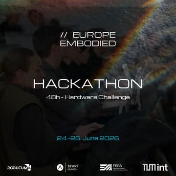 Cover Image for EUROPE EMBODIED Hackathon - 48h Hardware Challenge