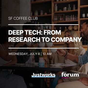 Foto de portada de SF Coffee Club | Deep Tech: From Research to Company