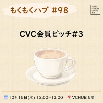 Cover Image for もくもくハブ#98 「CVC会員ピッチ#3」