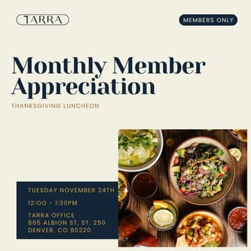 Cover Image for Member Appreciation: Thanksgiving Luncheon