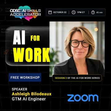 Cover Image for Workshop "AI for Work"