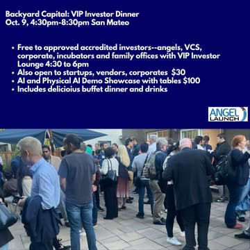 Cover Image for Backyard Capital VIP Investors Dinner with AI & Physical AI Demo Showcase