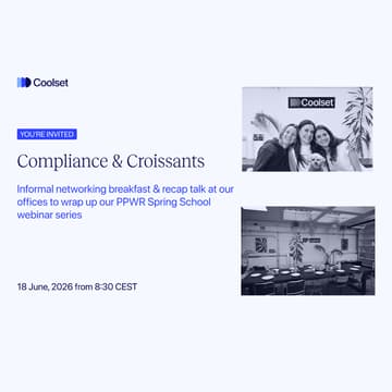 Cover Image for Coolset Compliance & Croissants: PPWR Spring School get-together