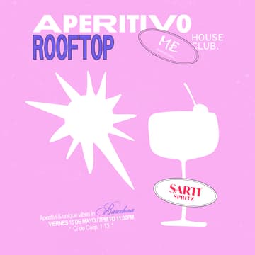 Imatge de portada de APERITIVO ROOFTOP by Aperitivo House Club x ME Barcelona