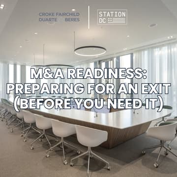 Cover Image for M&A Readiness: Preparing for an Exit (Before You Need It)