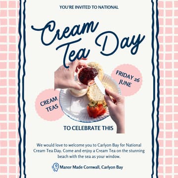 Cover Image for National Cream Tea Day