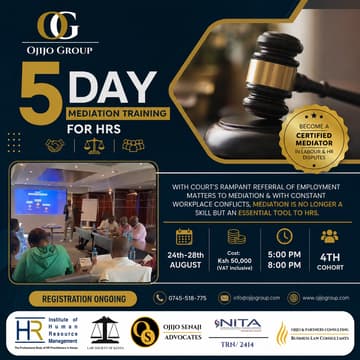 Cover Image for 5 Day Mediation Training ( 5th Cohort ).