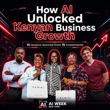Cover Image for Building Real Businesses in Africa with AI #AIWeekNY