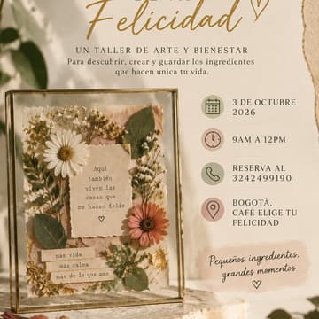 Cover Image for Taller La Receta De Mi Felicidad