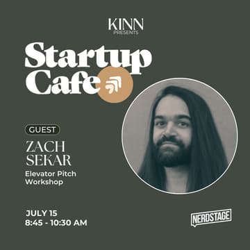 Cover Image for Startup Cafe: Elevator Pitch Workshop