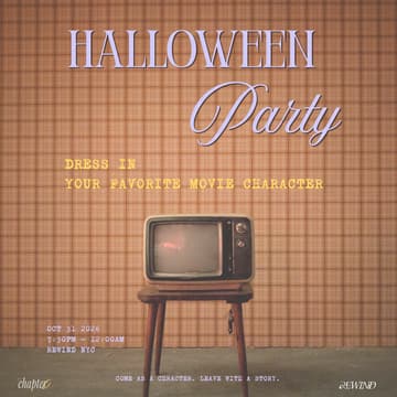 Cover Image for Halloween: A CINEMATIC COSTUME PARTY