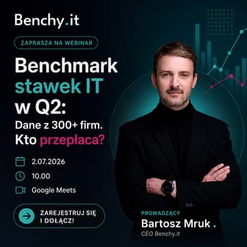 Cover Image for Benchmark stawek IT w Q2: Dane z 300+ firm. Kto przepłaca?