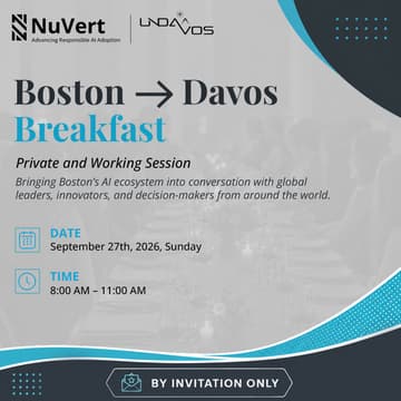 Cover Image for Boston → Davos: Executive Working Breakfast