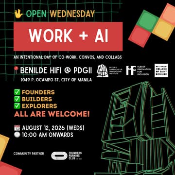 Cover Image for Open Wednesday: WORK + AI @ Benilde HiFi