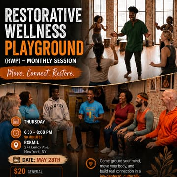 Cover Image for RESTORATIVE WELLNESS PLAYGROUND with Kelvin