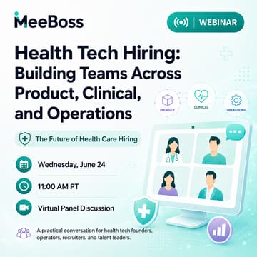 Cover Image for WEBINAR: Building Health Tech Teams Across Product, Clinical, and Operations