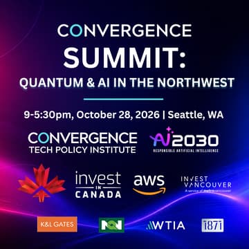 Cover Image for Convergence Summit: Quantum & AI in the Northwest