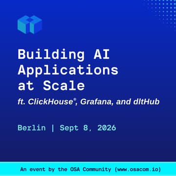 Cover Image for Building AI Applications at Scale ft. ClickHouse®, Grafana, and dltHub