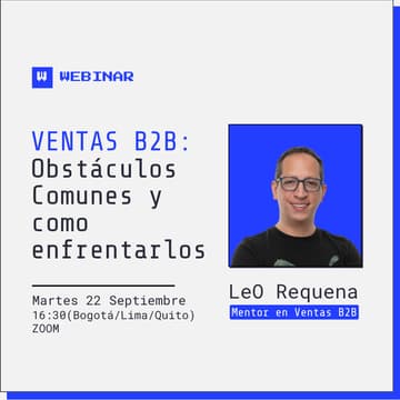 Cover Image for VENTAS B2B: Obstáculos Comunes y como enfrentarlos
