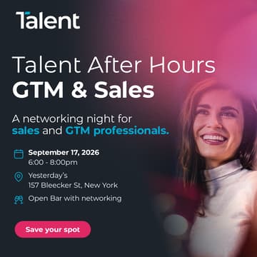 Cover Image for Talent After Hours - GTM & Sales