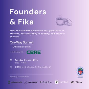 Cover Image for Founders & Fika