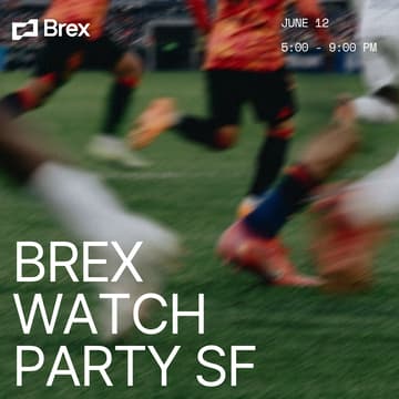Cover Image for Brex Watch Party SF ⚽️