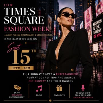 Cover Image for Times Square Fashion Week 2026