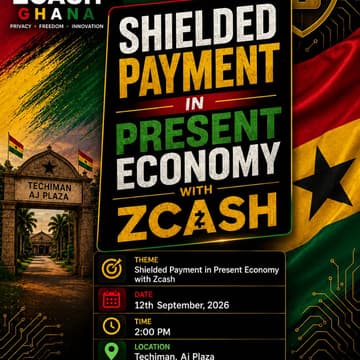 Cover Image for Shielded Payment In Present Economy with Zcash.
