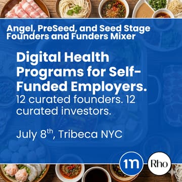 Cover Image for Employer Healthcare Founders and Funders Mixer: MarkOne Health and Rho