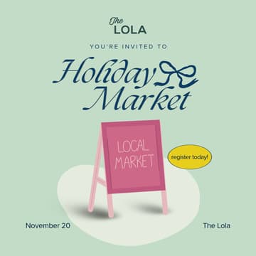 Cover Image for Third Friday Holiday Market @ The Lola