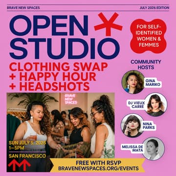 Cover Image for Open Studios: Clothing Swap & Headshots for Women & Femmes